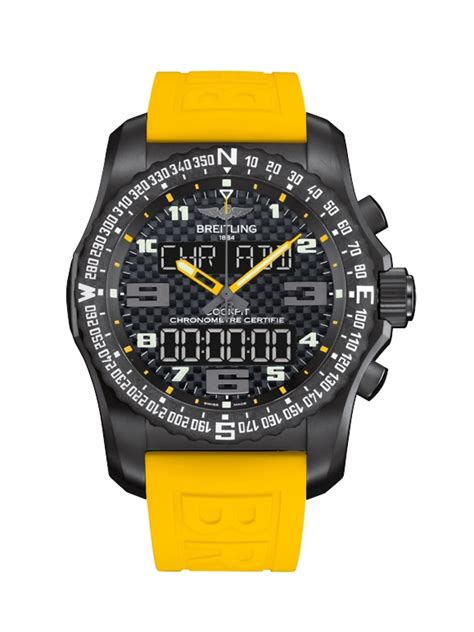 Breitling Cockpit B50 Night Mission / Yellow / Rubber / Boutique 